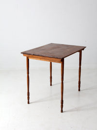 antique wooden folding table