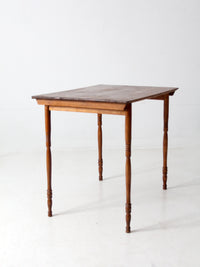 antique wooden folding table