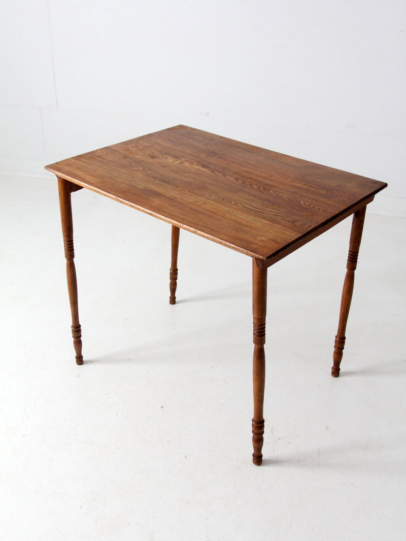 antique wooden folding table