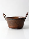 antique hammered copper kettle pot