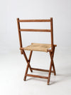 vintage folding camp chair