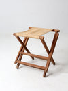 vintage folding camp chair