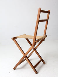 vintage folding camp chair