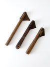 antique primitive tool set of 3