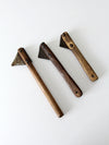 antique primitive tool set of 3