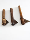 antique primitive tool set of 3