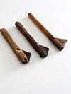 antique primitive tool set of 3