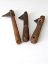 antique primitive tool set of 3