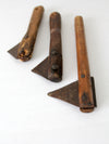 antique primitive tool set of 3