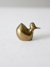 vintage mini brass bird