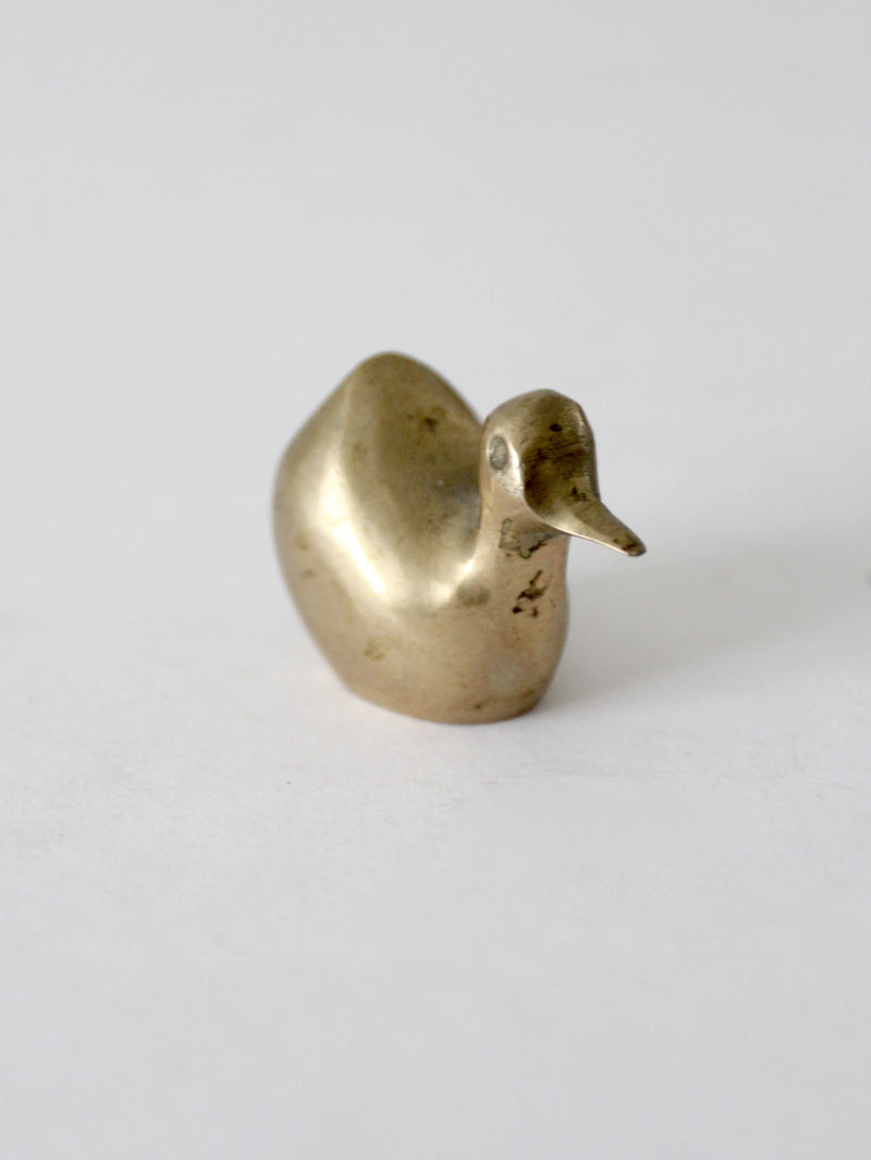 vintage mini brass bird