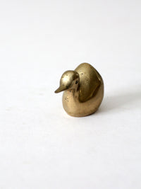 vintage mini brass bird