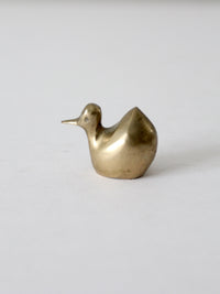 vintage mini brass bird