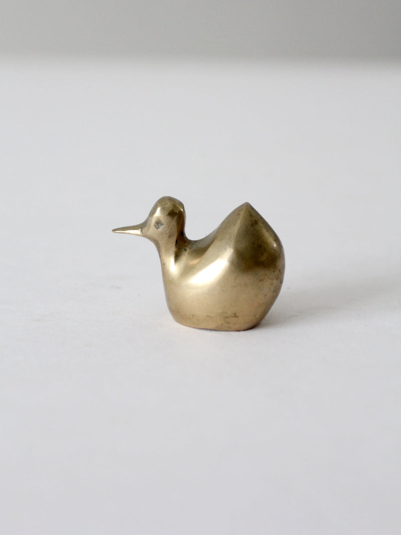 vintage mini brass bird