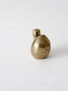 vintage mini brass bird