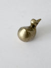 vintage mini brass bird