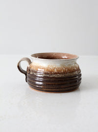 vintage studio pottery mug