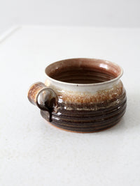 vintage studio pottery mug