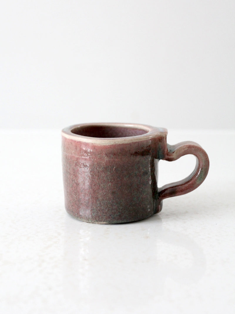 vintage studio pottery mug