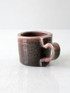 vintage studio pottery mug