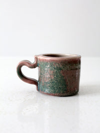 vintage studio pottery mug