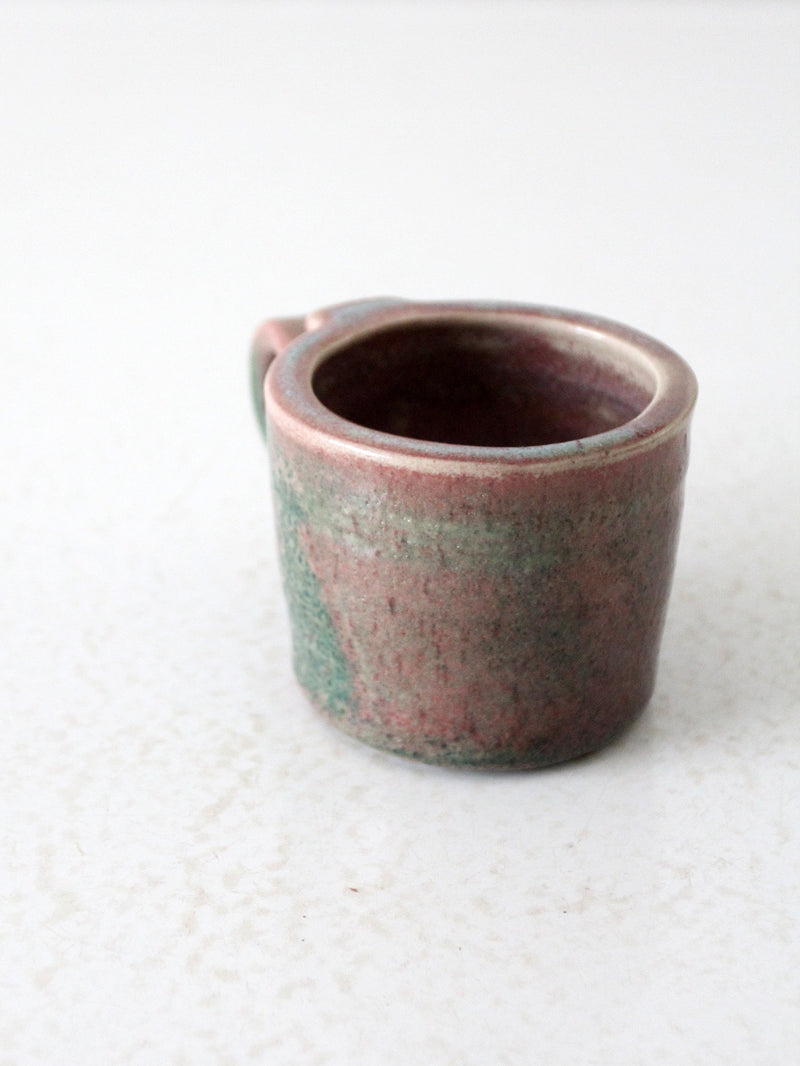 vintage studio pottery mug