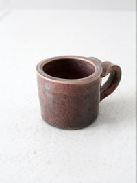 vintage studio pottery mug