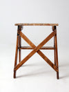 vintage wood step ladder