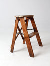 vintage wood step ladder