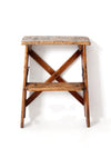 vintage wood step ladder