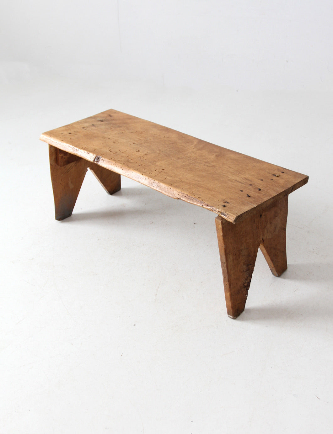 vintage rustic wood bench