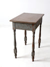 antique primitive side table