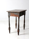 antique primitive side table