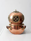 antique copper diving helmet