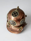 antique copper diving helmet