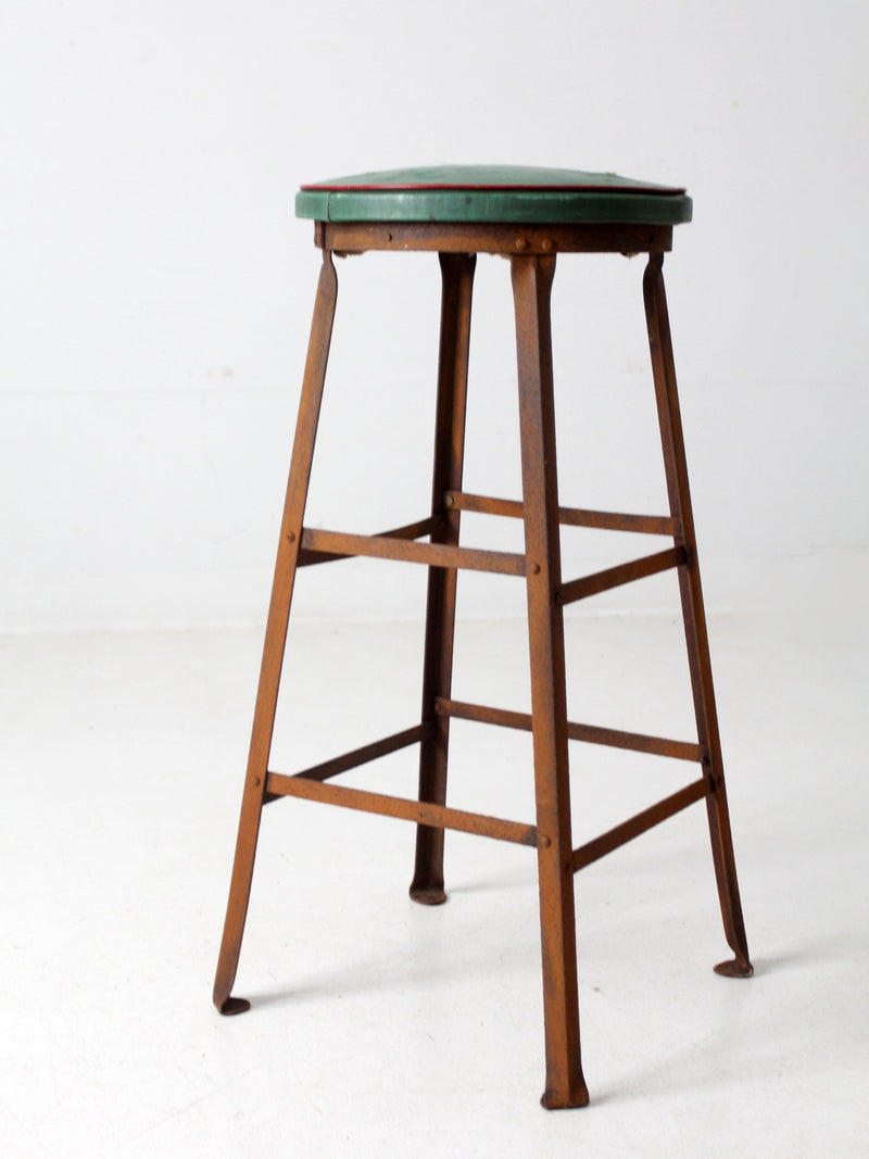 vintage industrial stool