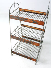 vintage Cliquot Club display rack