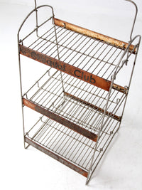 vintage Cliquot Club display rack