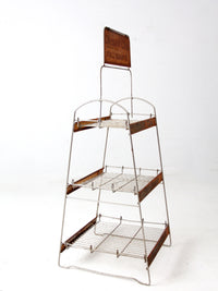 vintage Cliquot Club display rack