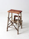 vintage fold out step stool