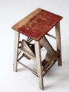 vintage fold out step stool