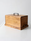 vintage bread box