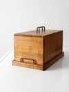 vintage bread box