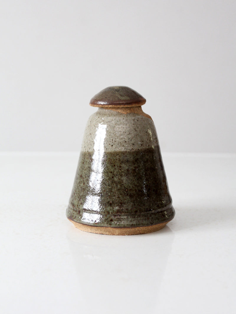 vintage studio pottery jar