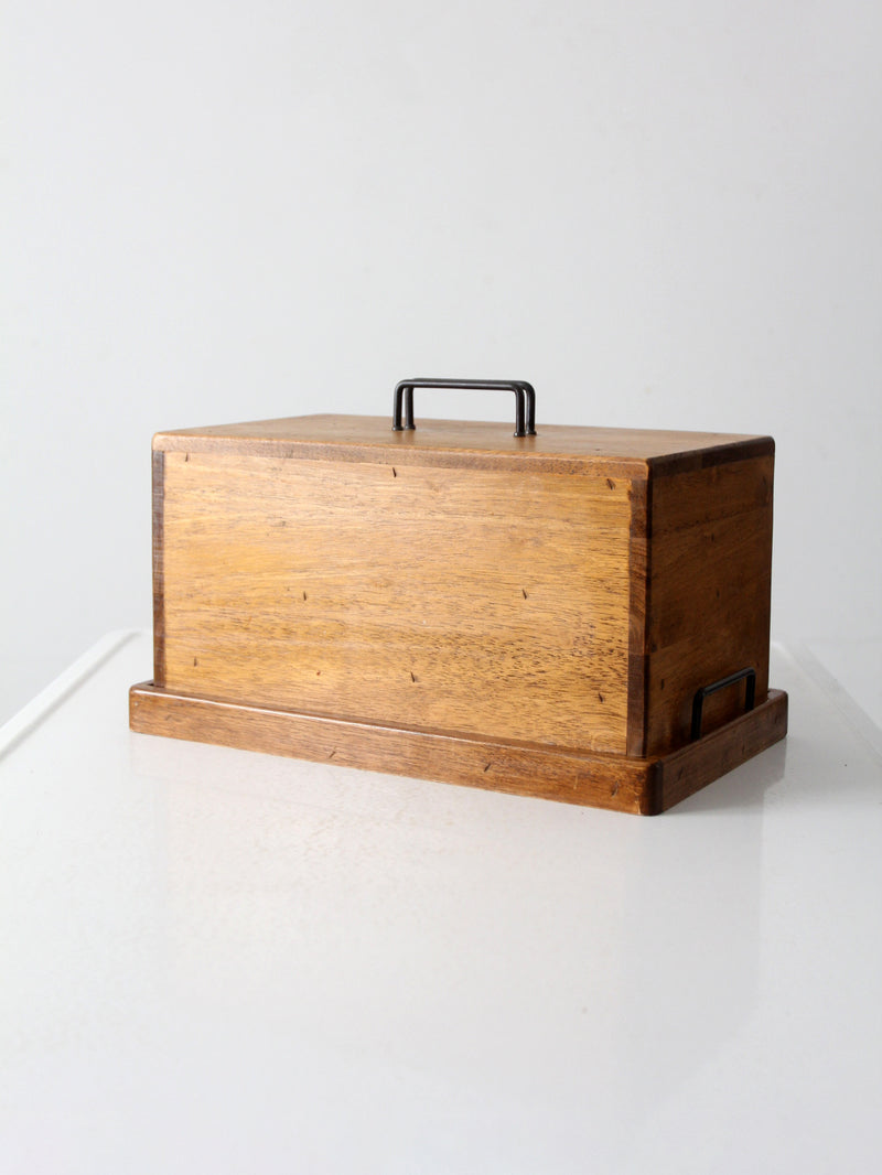 vintage bread box