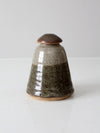 vintage studio pottery jar