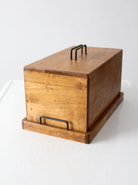 vintage bread box