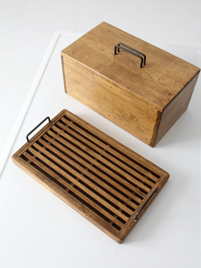 vintage bread box