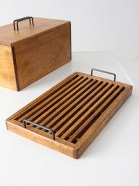 vintage bread box