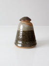 vintage studio pottery jar